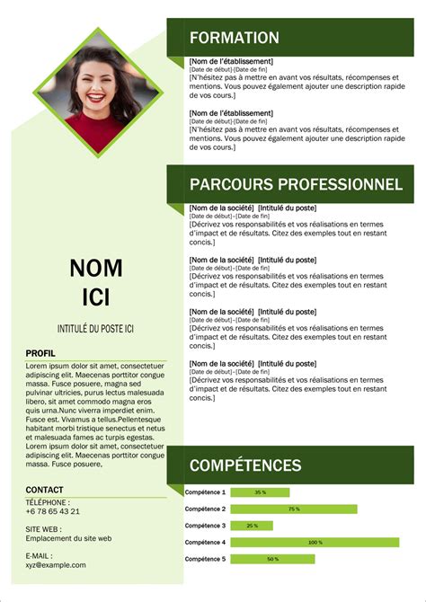 créer cv gratuit à imprimer.